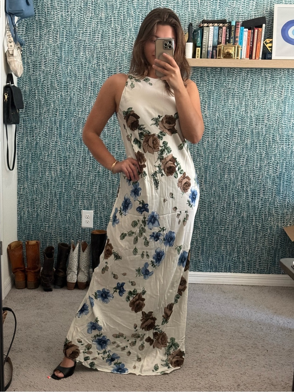 Lela Rose Francie Floral Crepe Dress size‎ 4
